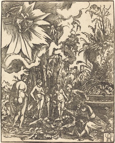 Il giudizio di Paride da Albrecht Altdorfer