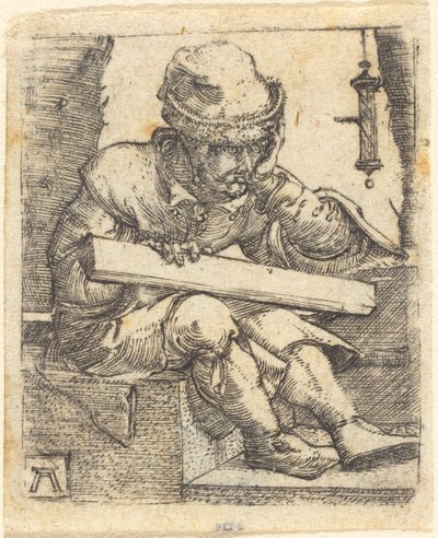Il falegname pensieroso da Albrecht Altdorfer