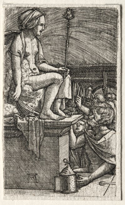 La cortigiana romana o La vendetta del mago Virgilio, 1520-1526 da Albrecht Altdorfer