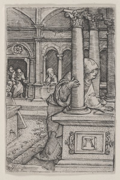 La Vergine che cerca Gesù nel Tempio da Albrecht Altdorfer