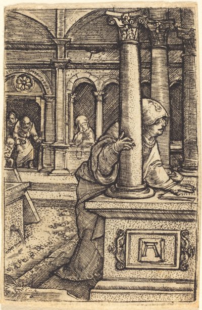 La Vergine cerca Gesù nel tempio da Albrecht Altdorfer