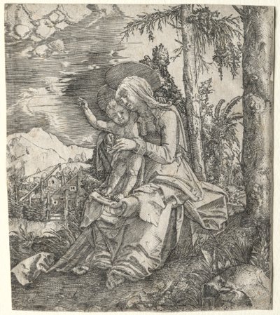 La Vergine in un paesaggio, c. 1515 da Albrecht Altdorfer