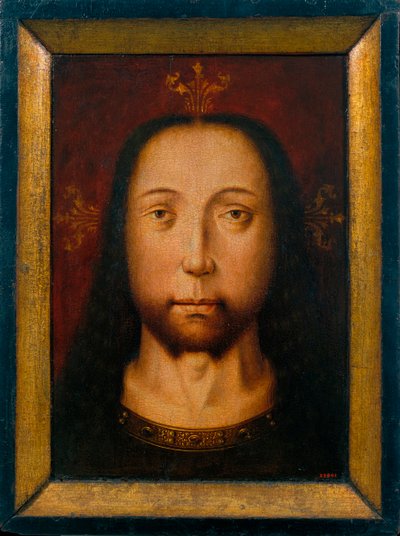 Il volto santo - Dipinto del circolo di Bouts, Aelbrecht (Albrecht, c1455-1549), Olio su legno c1500 (37,4x28,2cm) - Museu Nacional d
