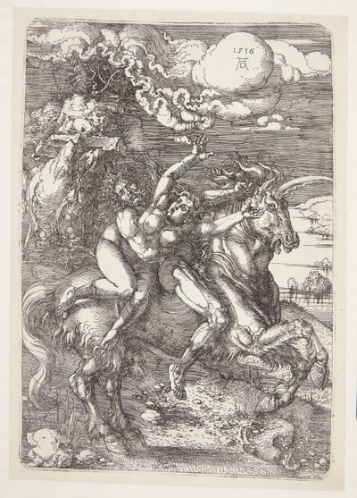 Rapimento su un unicorno da Albrecht Dürer