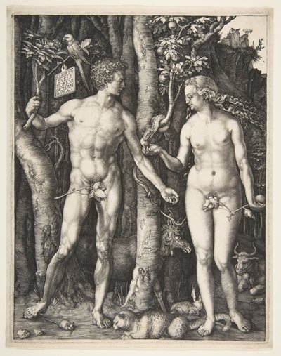 Adamo ed Eva da Albrecht Dürer