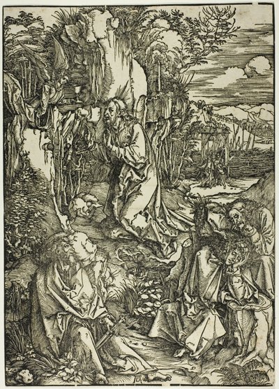 Agonia nel Giardino, dalla Grande Passione da Albrecht Dürer