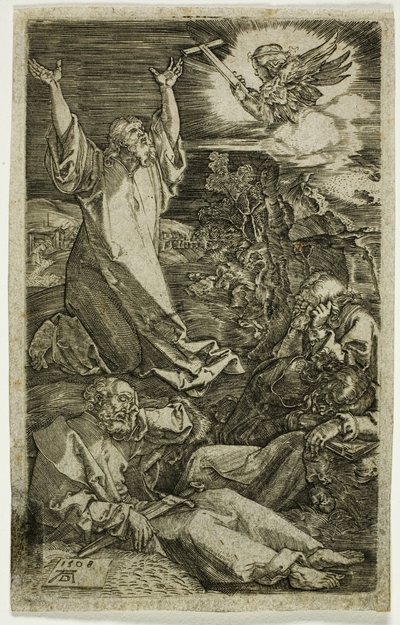 Agonia nel giardino, dalla Passione incisa da Albrecht Dürer