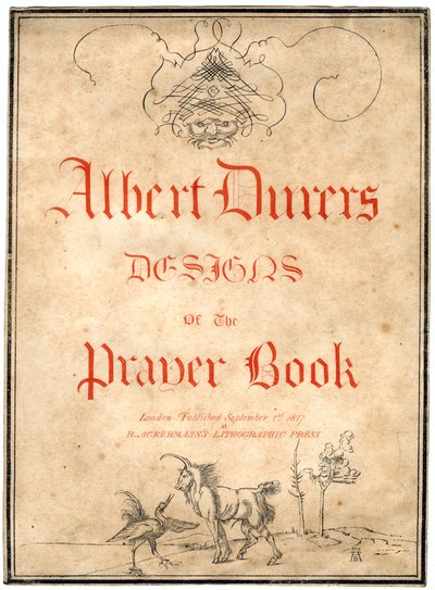 Disegni di Albert Dürer per il libro di preghiere, 1817 da Albrecht Dürer