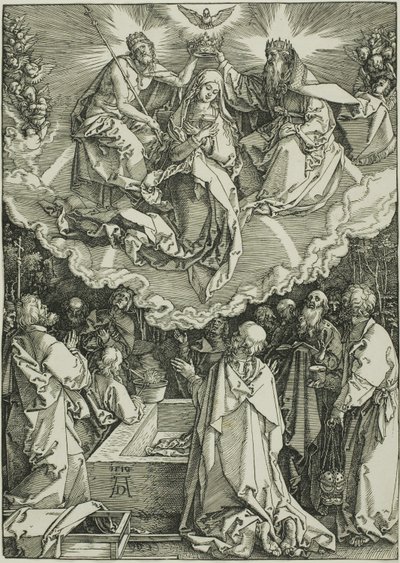 Assunzione e incoronazione della Vergine, dalla Vita della Vergine da Albrecht Dürer