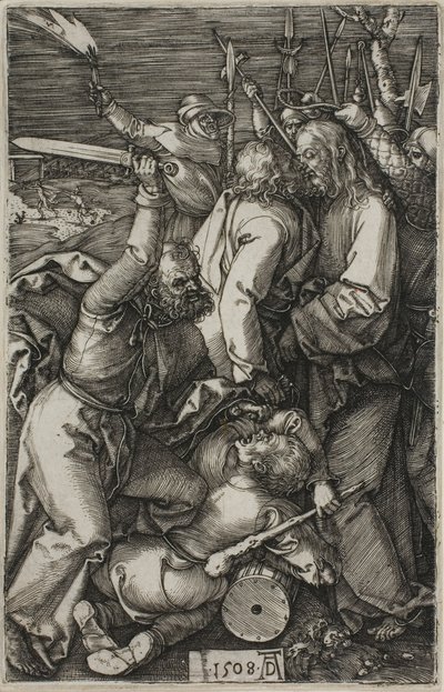 Tradimento di Cristo, dalla Passione Incisa da Albrecht Dürer