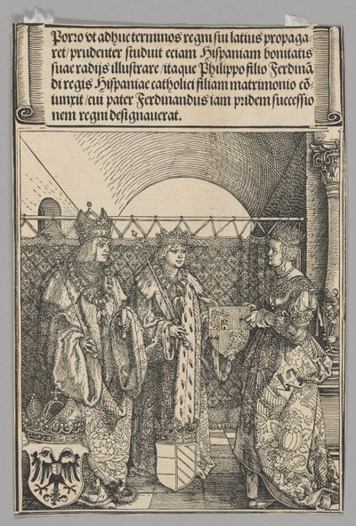 Fidanzamento di Filippo con Giovanna, tavola 15 da Scene storiche della vita dell