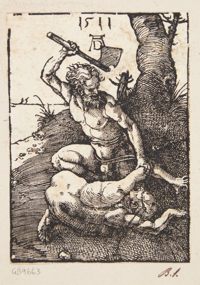Caino uccide Abele da Albrecht Dürer