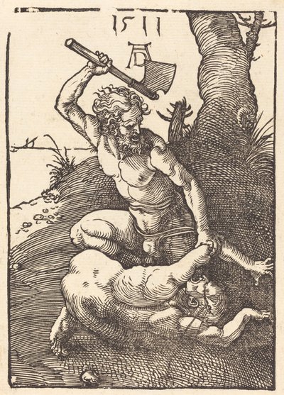 Caino che uccide Abele, 1511 da Albrecht Dürer