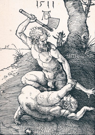 Caino uccide Abele, 1511 da Albrecht Dürer