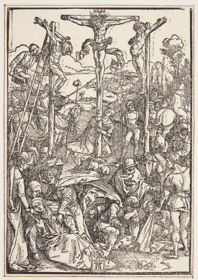 Calvario (modesta xilografia) da Albrecht Dürer