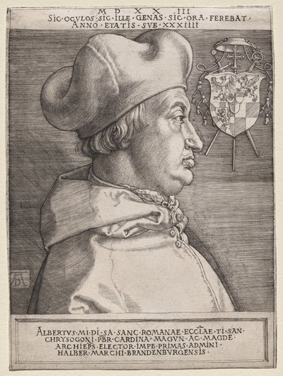 Cardinale Albrecht di Brandeburgo - la grande tavola da Albrecht Dürer