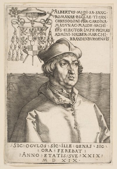 Cardinale Albrecht di Brandeburgo da Albrecht Dürer