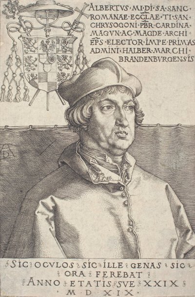 Cardinale Albrecht di Brandeburgo Piccolo Cardinale da Albrecht Dürer