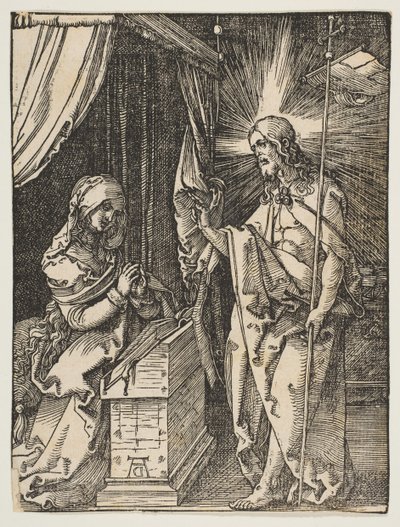 Cristo che Appare a Sua Madre, dalla Piccola Passione da Albrecht Dürer