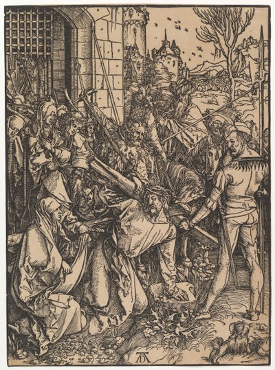 Cristo che porta la croce, dalla Grande Passione da Albrecht Dürer