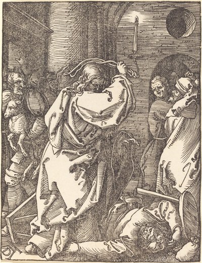 Cristo scaccia i mercanti dal tempio da Albrecht Dürer