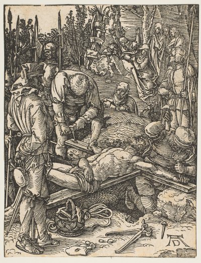 Cristo Inchiodato alla Croce (dalla Piccola Passione) da Albrecht Dürer