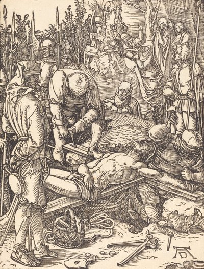 Cristo inchiodato alla croce, probabilmente c. 1509-1510 da Albrecht Dürer