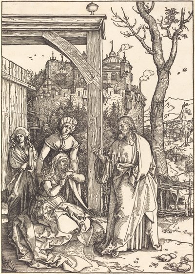 Cristo che Si Congeda dalla Madre da Albrecht Dürer