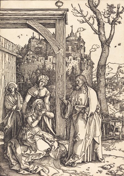 Cristo che si congeda dalla madre, c. 1504-1505 da Albrecht Dürer