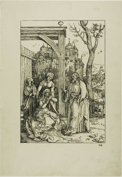 Cristo che prende congedo da sua madre, dalla Vita della Vergine da Albrecht Dürer