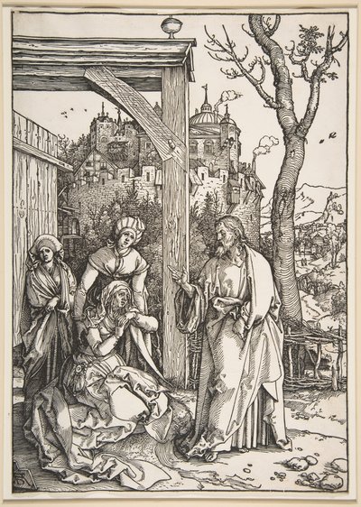 Cristo che prende congedo da sua madre, dalla Vita della Vergine, ca. 1504 da Albrecht Dürer