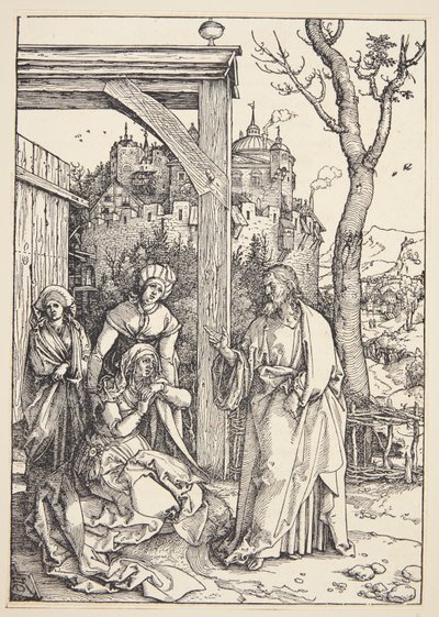 Cristo si congeda da sua madre da Albrecht Dürer
