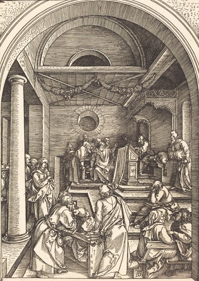 Cristo tra i dottori da Albrecht Dürer