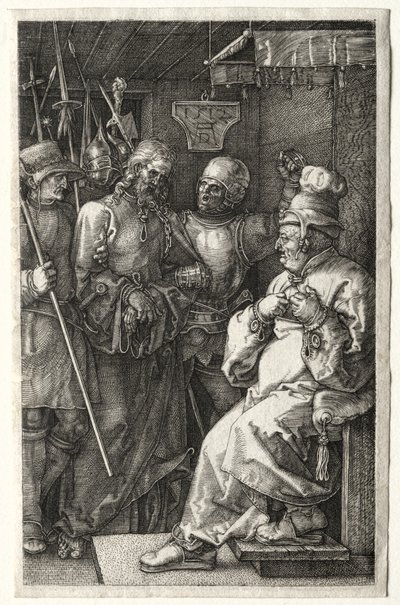 Cristo davanti a Caifa, 1512 da Albrecht Dürer
