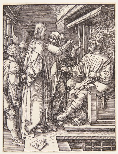Cristo davanti a Erode da Albrecht Dürer