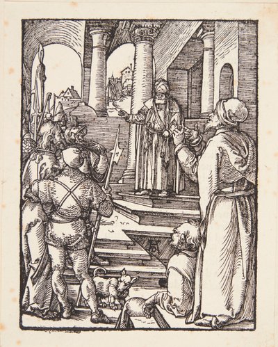 Cristo davanti a Pilato da Albrecht Dürer