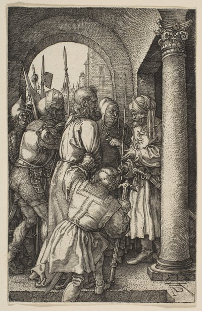 Cristo davanti a Pilato, da La Passione da Albrecht Dürer