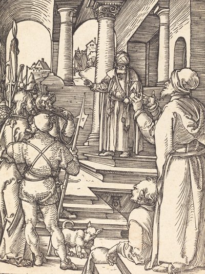 Cristo davanti a Pilato, probabilmente c. 1509-1510 da Albrecht Dürer
