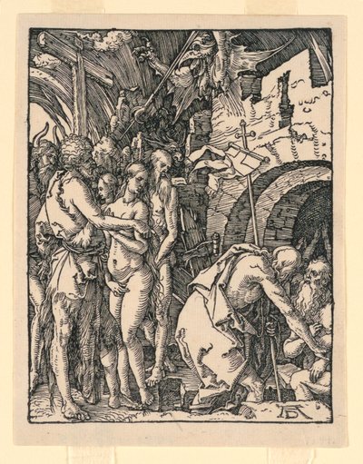 Cristo nel limbo (Discesa agli inferi), dalla serie La Piccola Passione da Albrecht Dürer
