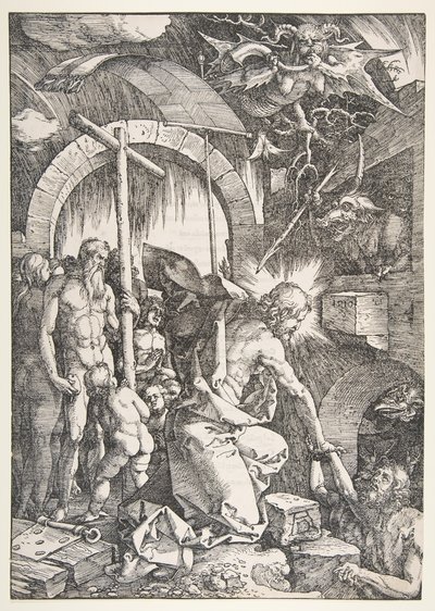 Cristo nel Limbo, da La Grande Passione, edizione 1511 da Albrecht Dürer