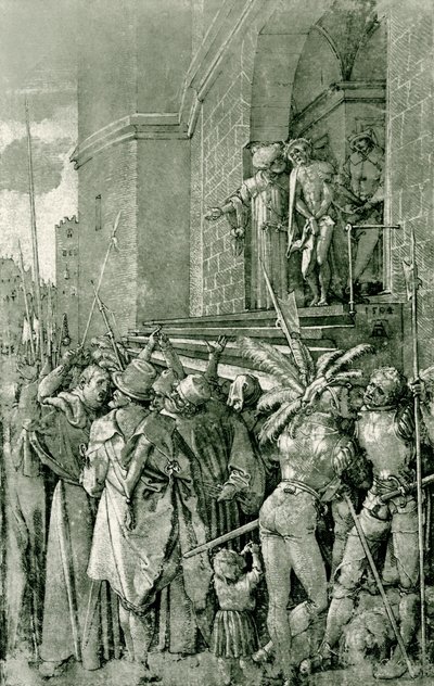 Cristo viene mostrato al popolo da Albrecht Dürer