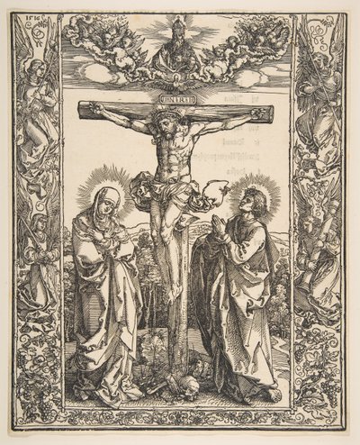 Cristo sulla croce tra la Vergine e San Giovanni, 1516 da Albrecht Dürer