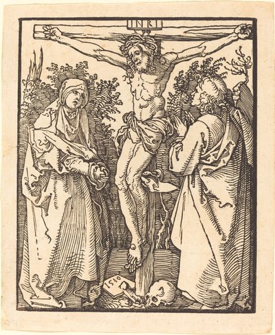Cristo sulla Croce con Maria e San Giovanni da Albrecht Dürer