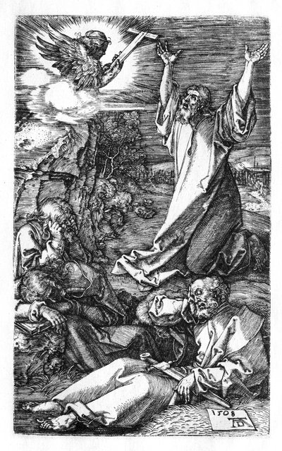 Cristo sul Monte degli Ulivi da Albrecht Dürer