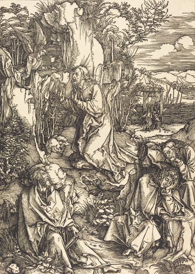 Cristo sul Monte degli Ulivi, c. 1497-1499 da Albrecht Dürer