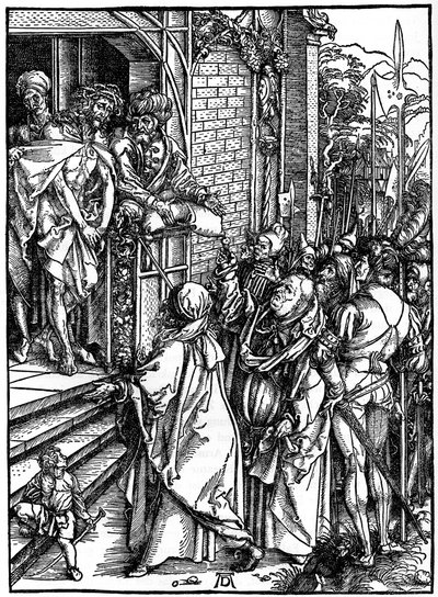 Cristo presentato al popolo, 1498, 1936 da Albrecht Dürer