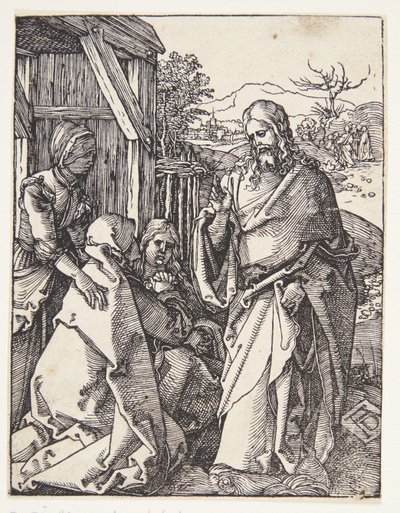 Cristo che si congeda da sua madre da Albrecht Dürer