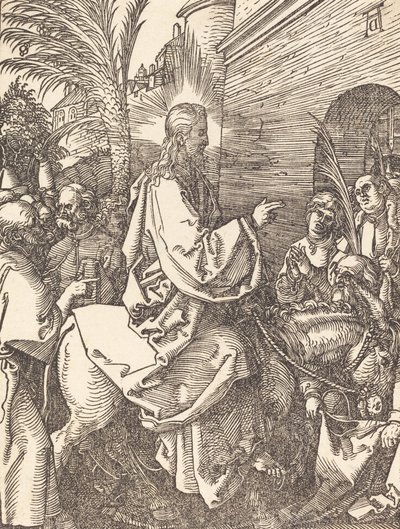 Ingresso di Cristo a Gerusalemme, probabilmente c. 1509-1510 da Albrecht Dürer
