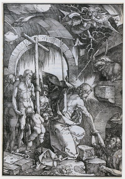 Cristo nel limbo, foglio 11 della serie "La Grande Passione" da Albrecht Dürer