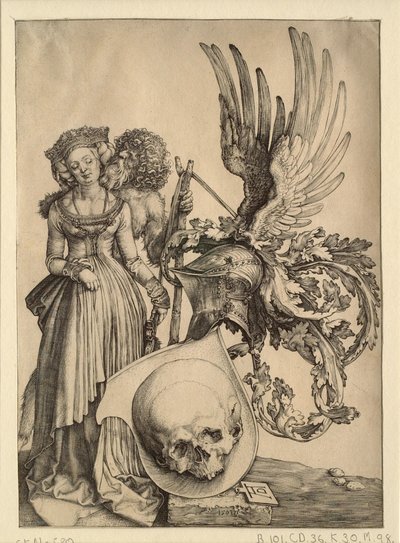 Stemma con un teschio da Albrecht Dürer